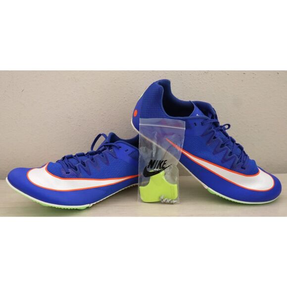 Nike DC8753-401 Men's Sz 11 Blue/Orange Zoom Rival Sprint Track & Field Shoes - Picture 13 of 13